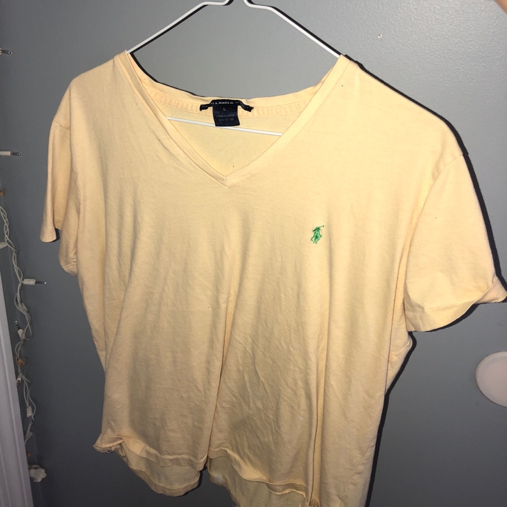 Yellow Ralph Lauren Tee
